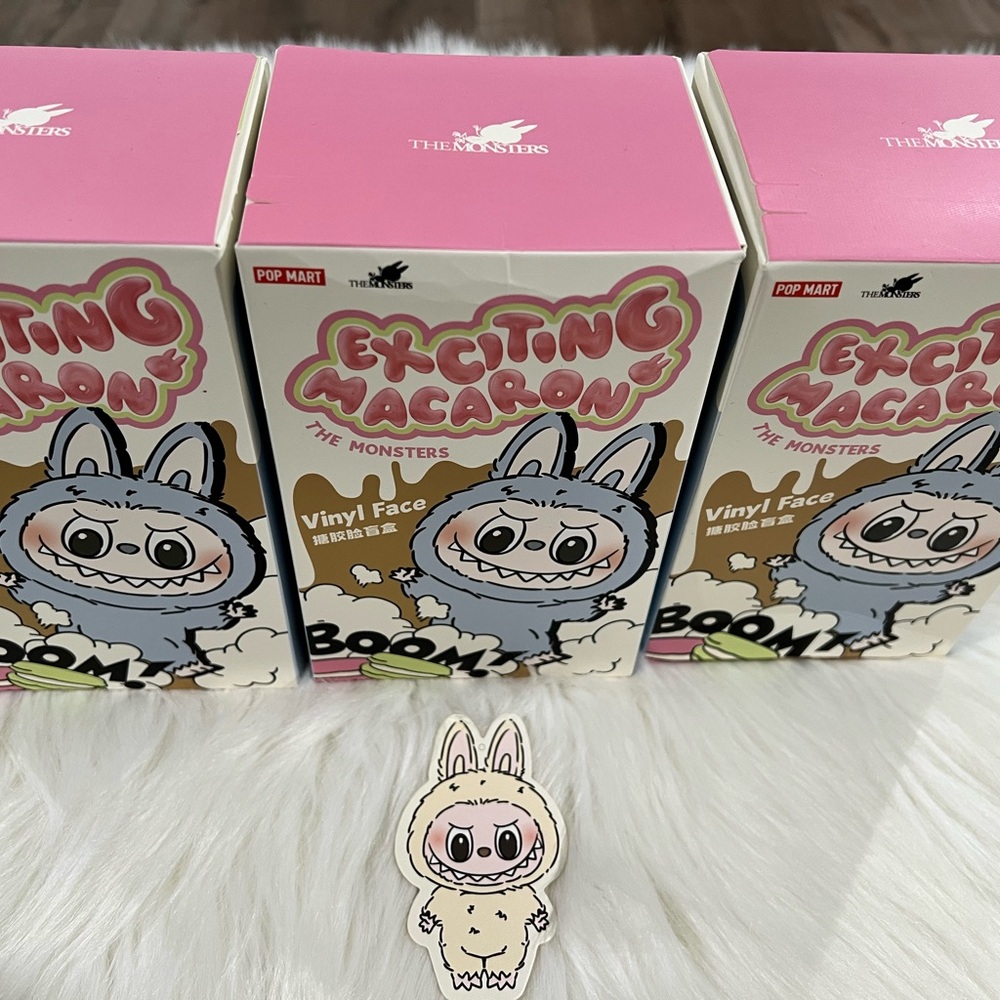 Labubu The Monsters Exciting Macaron Vinyl Face Collectible From Popmart